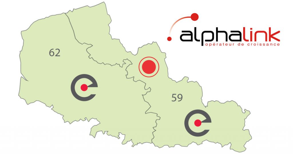Alphalink Lille partenaire Eurafibre fibre optique Nord-Pas-de-Calais